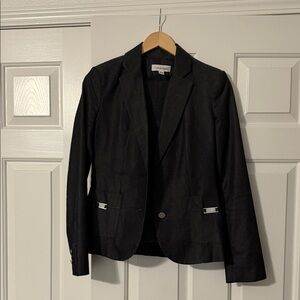 Vintage - Size 4 -Calvin Klein Charcoal Women's Suit Jacket and pants
